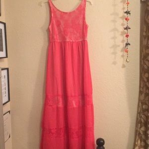 Pink Maxi dress, a steal!!!